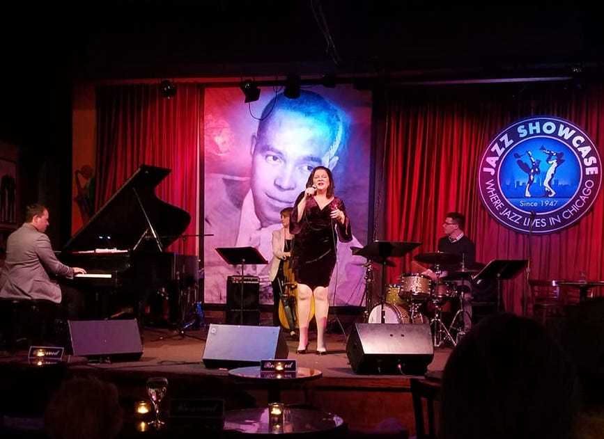 Featured photo from The Elaine Dame Swinging Chicago Jazz Quartet