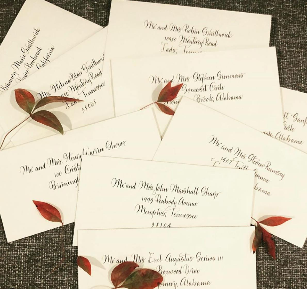 Featured photo from Lowry Hill Calligraphy