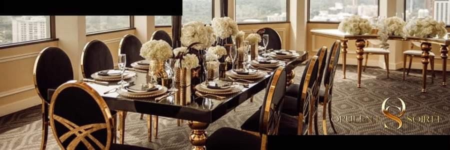 Featured photo from Opulent Soirée Studio Designs