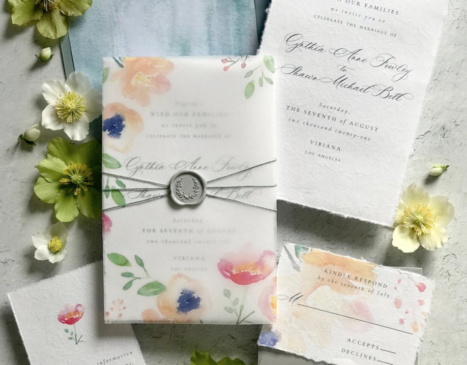 Blush Waters Los Angeles Invitations & Print All Events 121