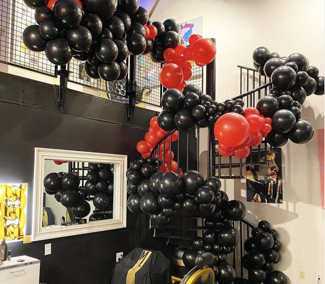 Featured photo from What’s Poppin Balloon Decor