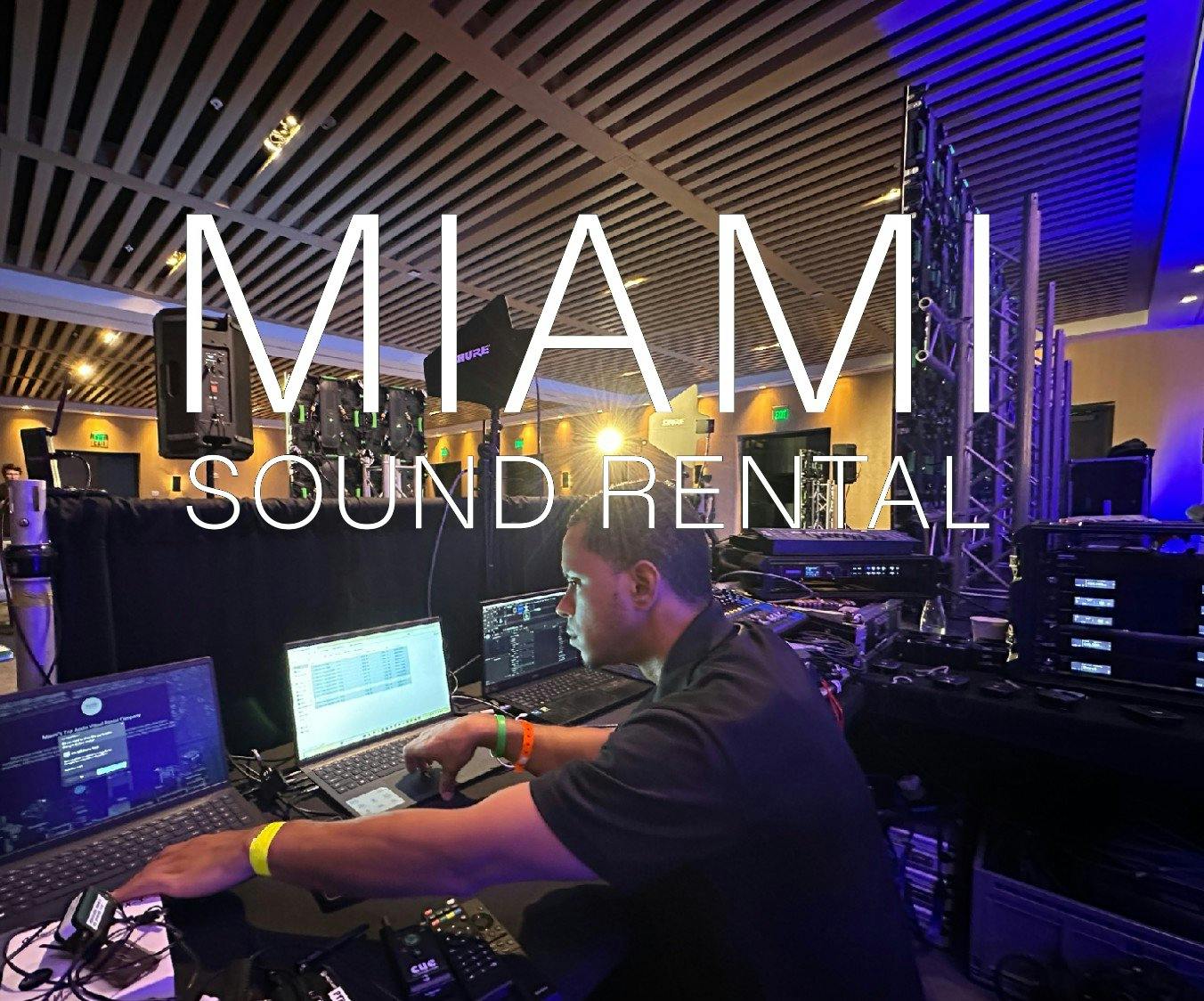 Featured photo from Miami Sound Rental