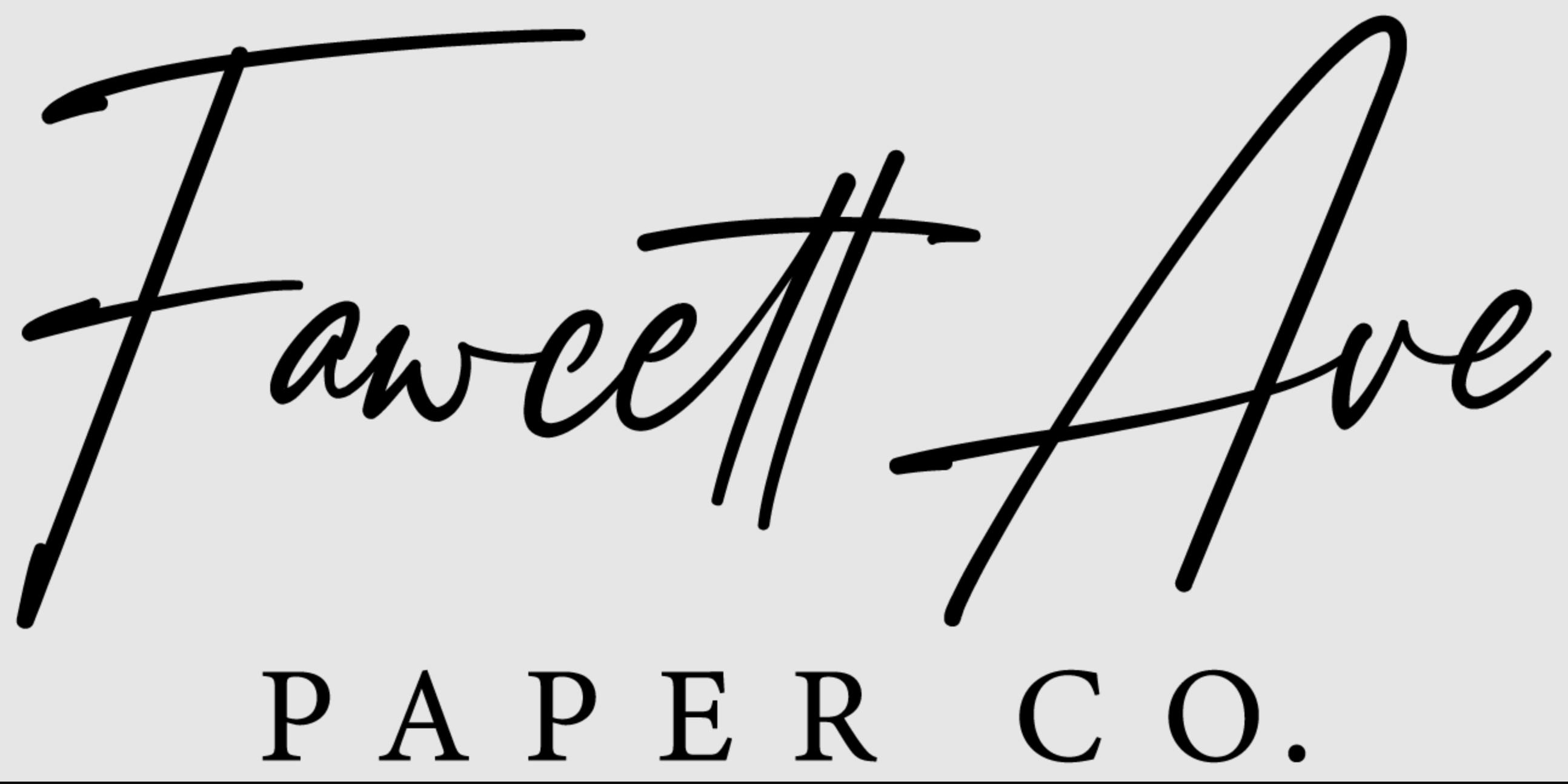 Featured photo from Fawcett Ave Paper Co.