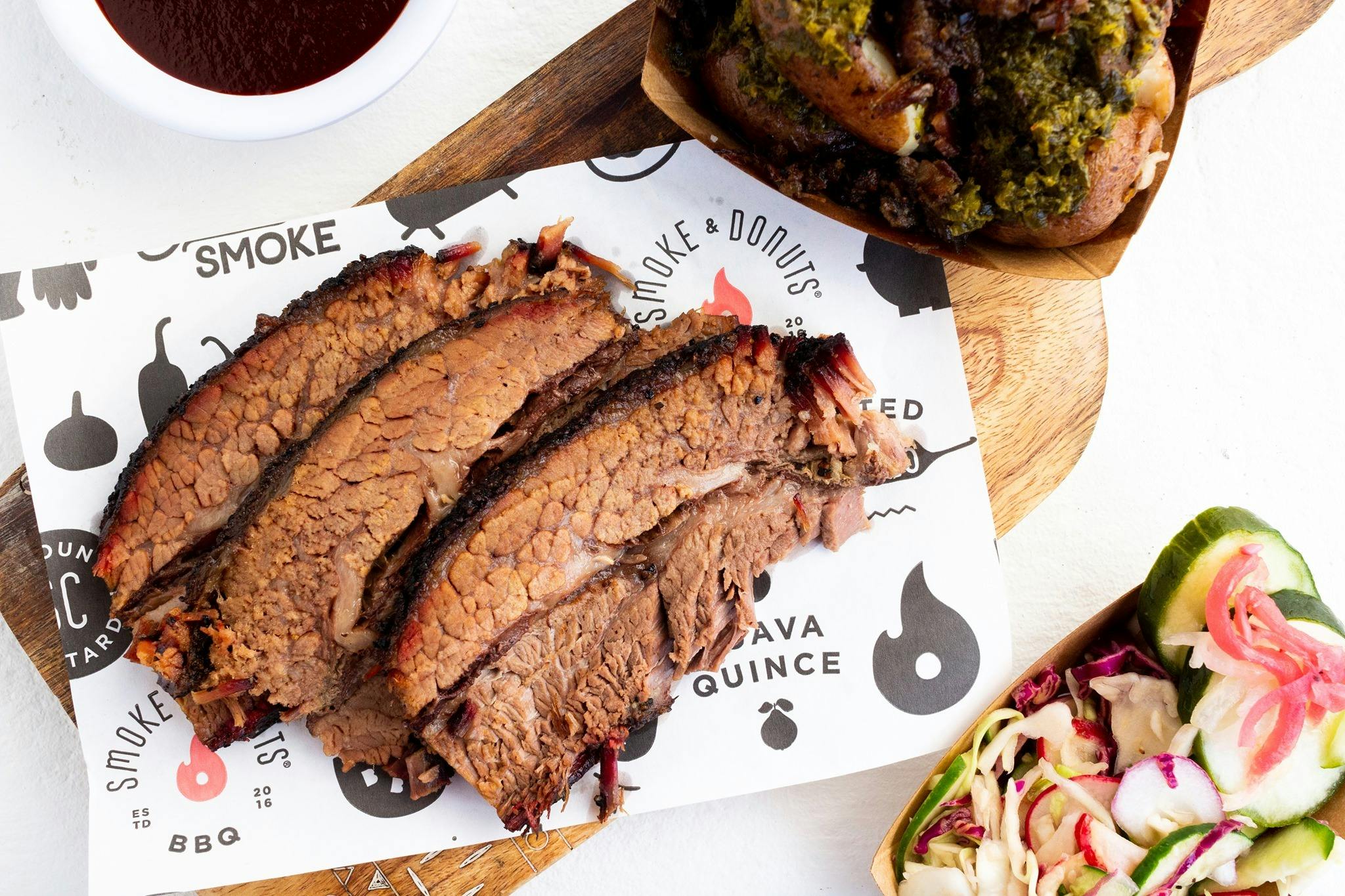 Featured photo from Smoke & Donuts BBQ