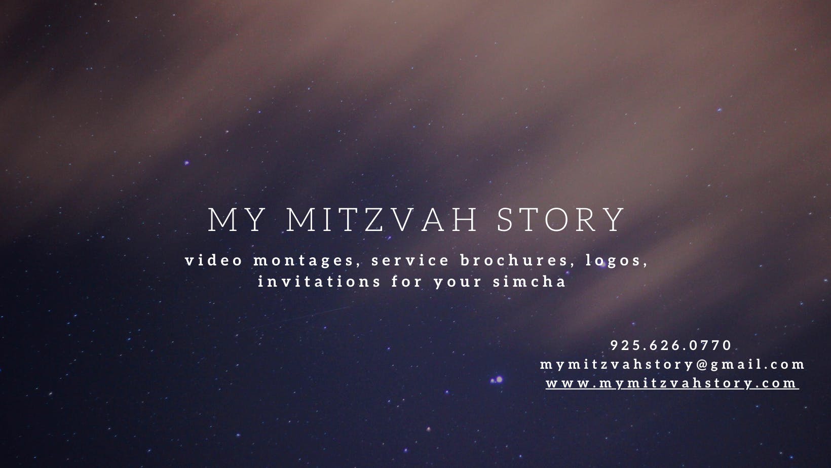 Featured photo from My Mitzvah Story