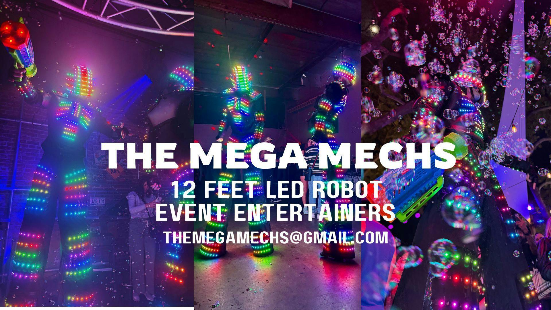 Featured photo from The Mega Mechs - 12 Feet LED Robot Entertainers
