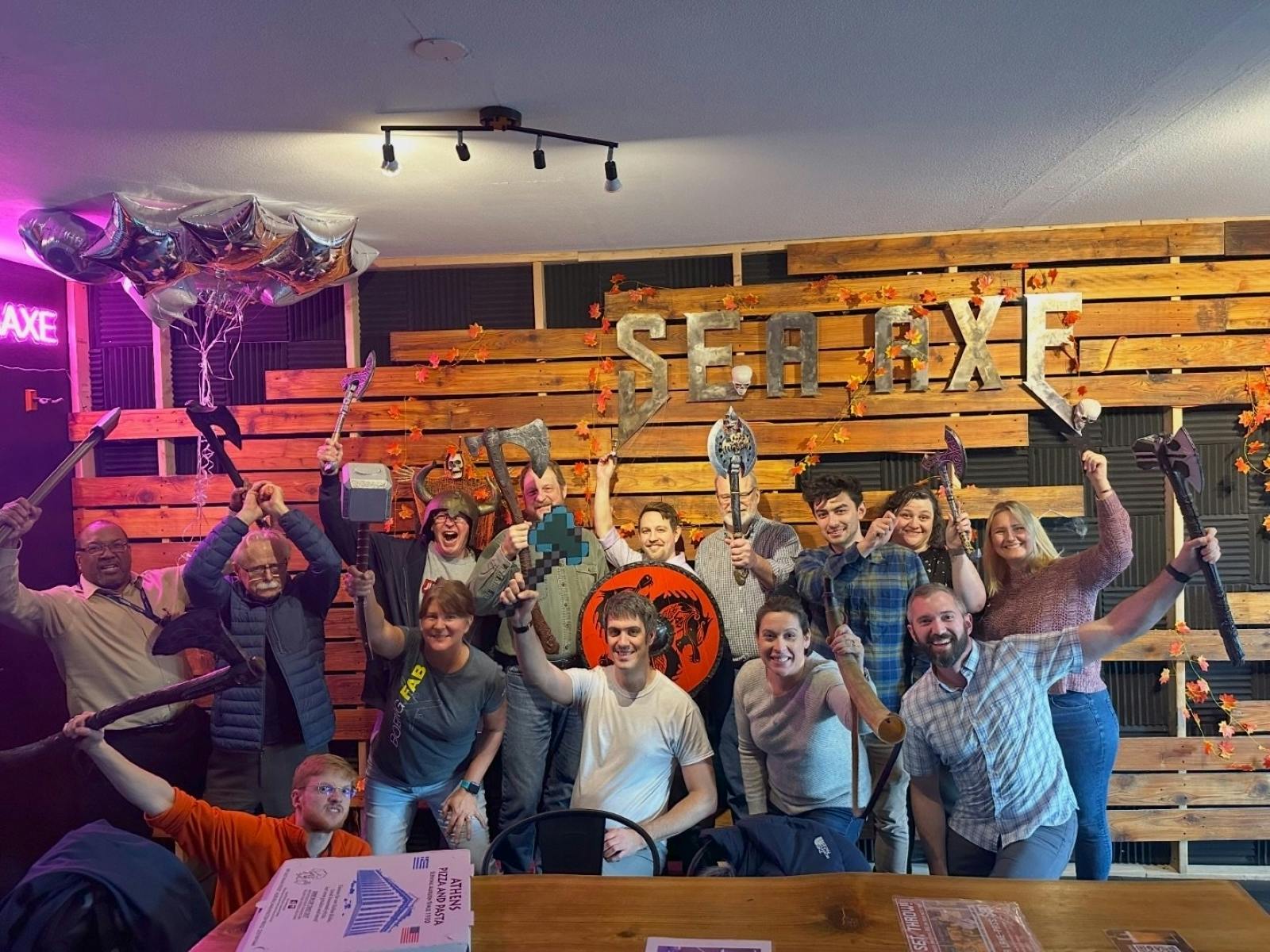 Featured photo from Sea Axe Axe Throwing