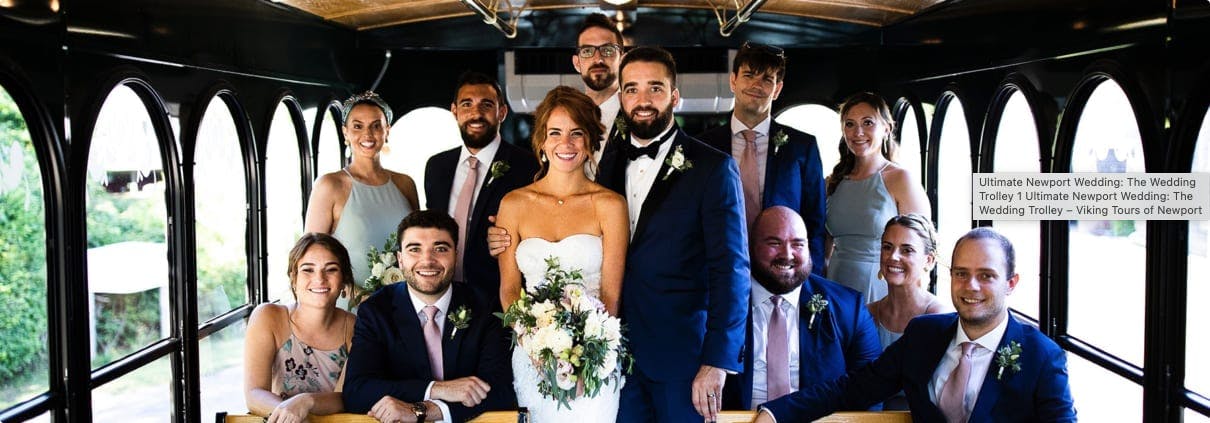 Featured photo from Viking Tours of Newport & The Wedding Trolley