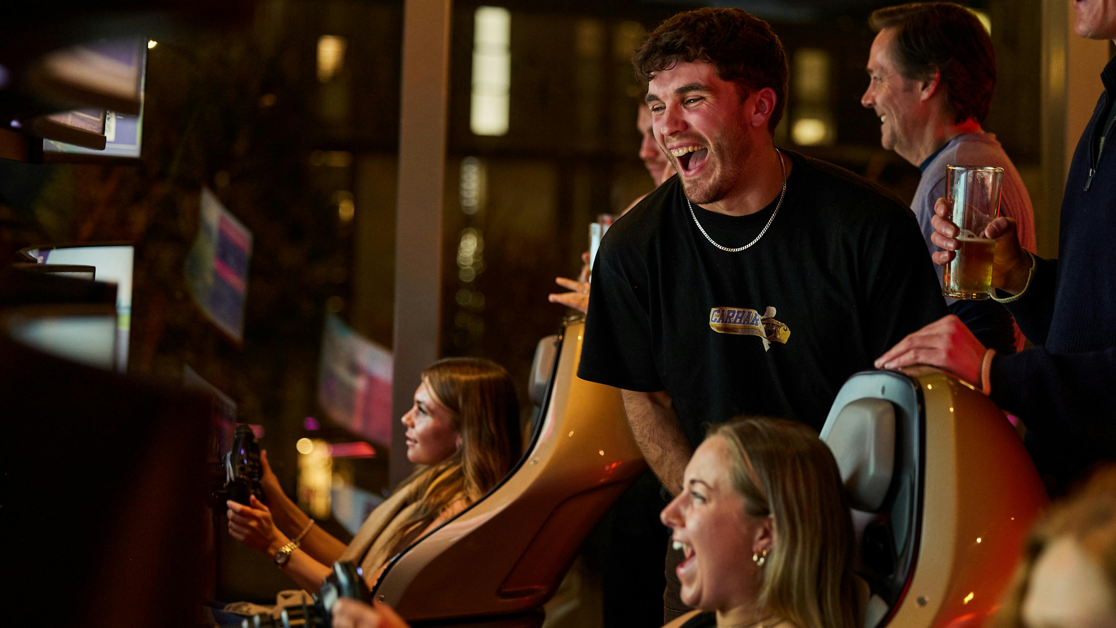 Featured photo from F1 Arcade Boston