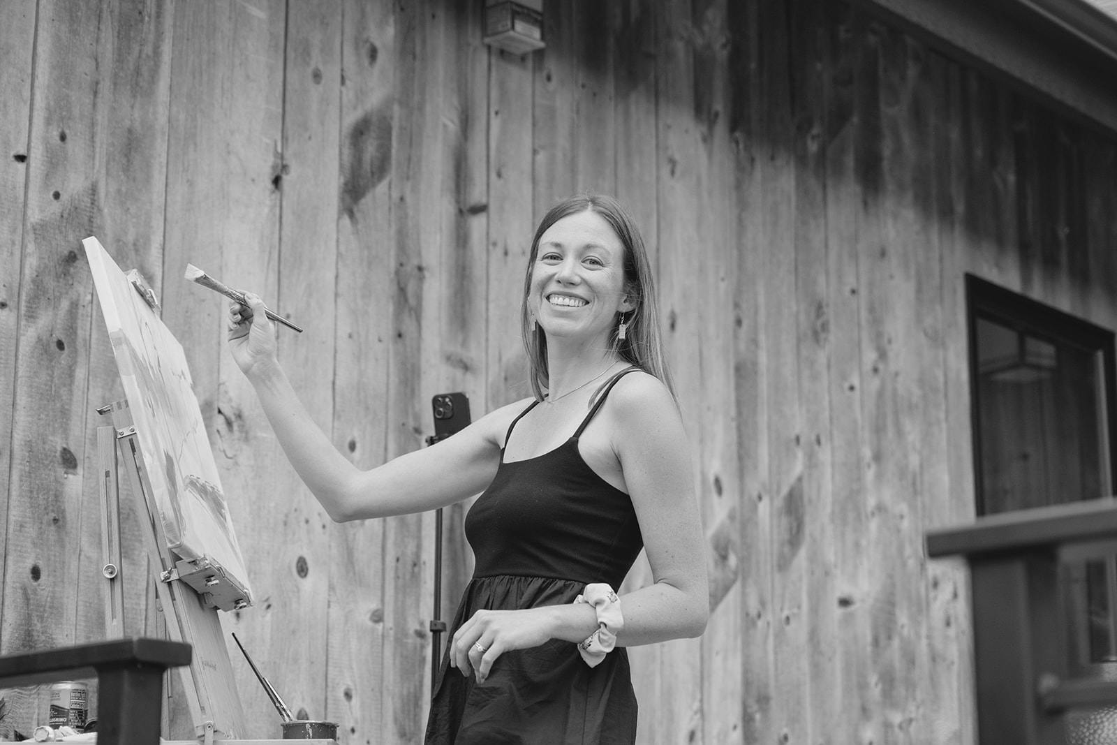 Featured photo from Live Painting by Artist Kelsey Shields