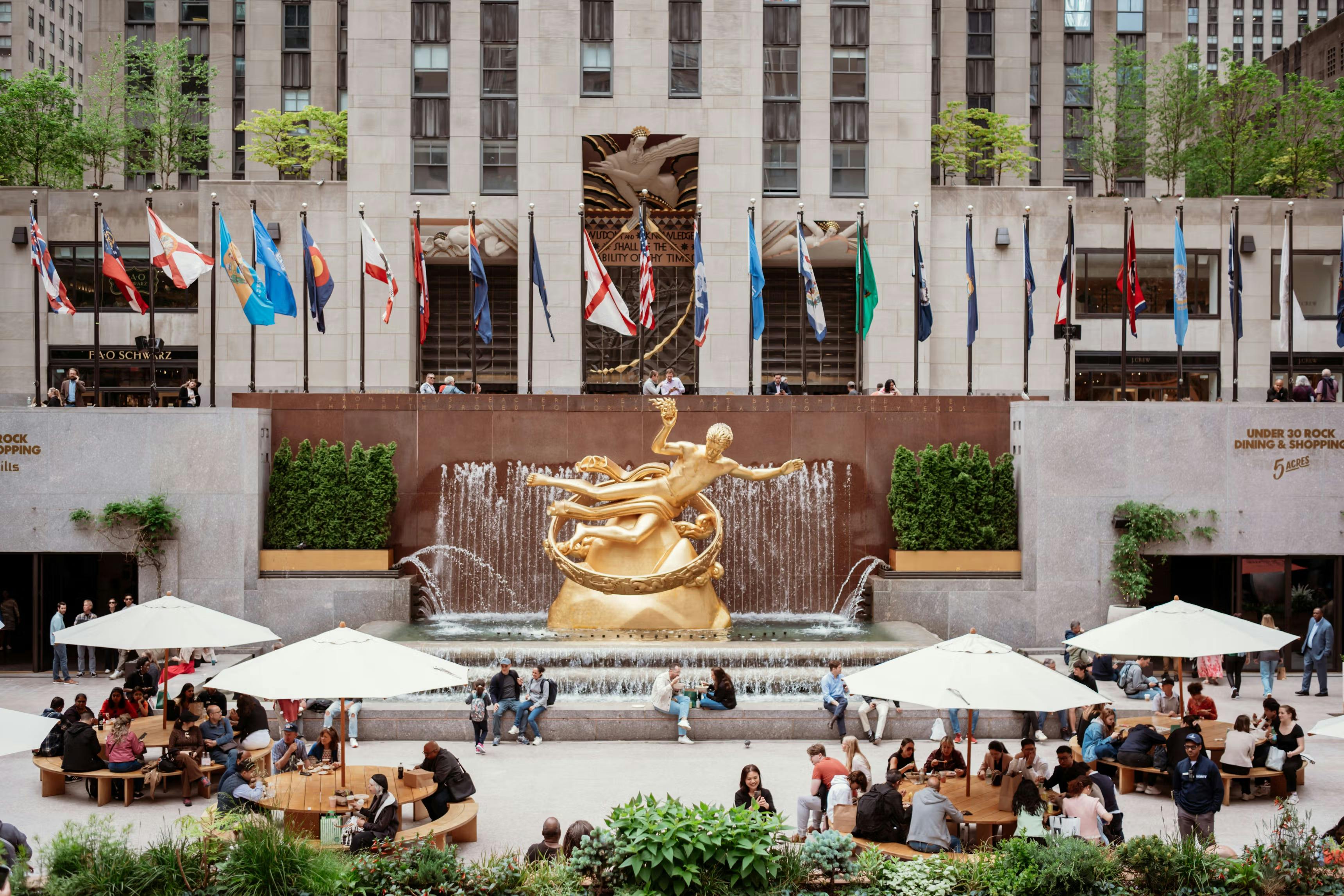 Featured photo from Summer Rink at Rockefeller Center