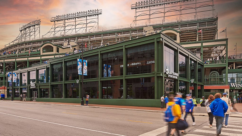 Featured photo from DraftKings Sportsbook at Wrigley Field
