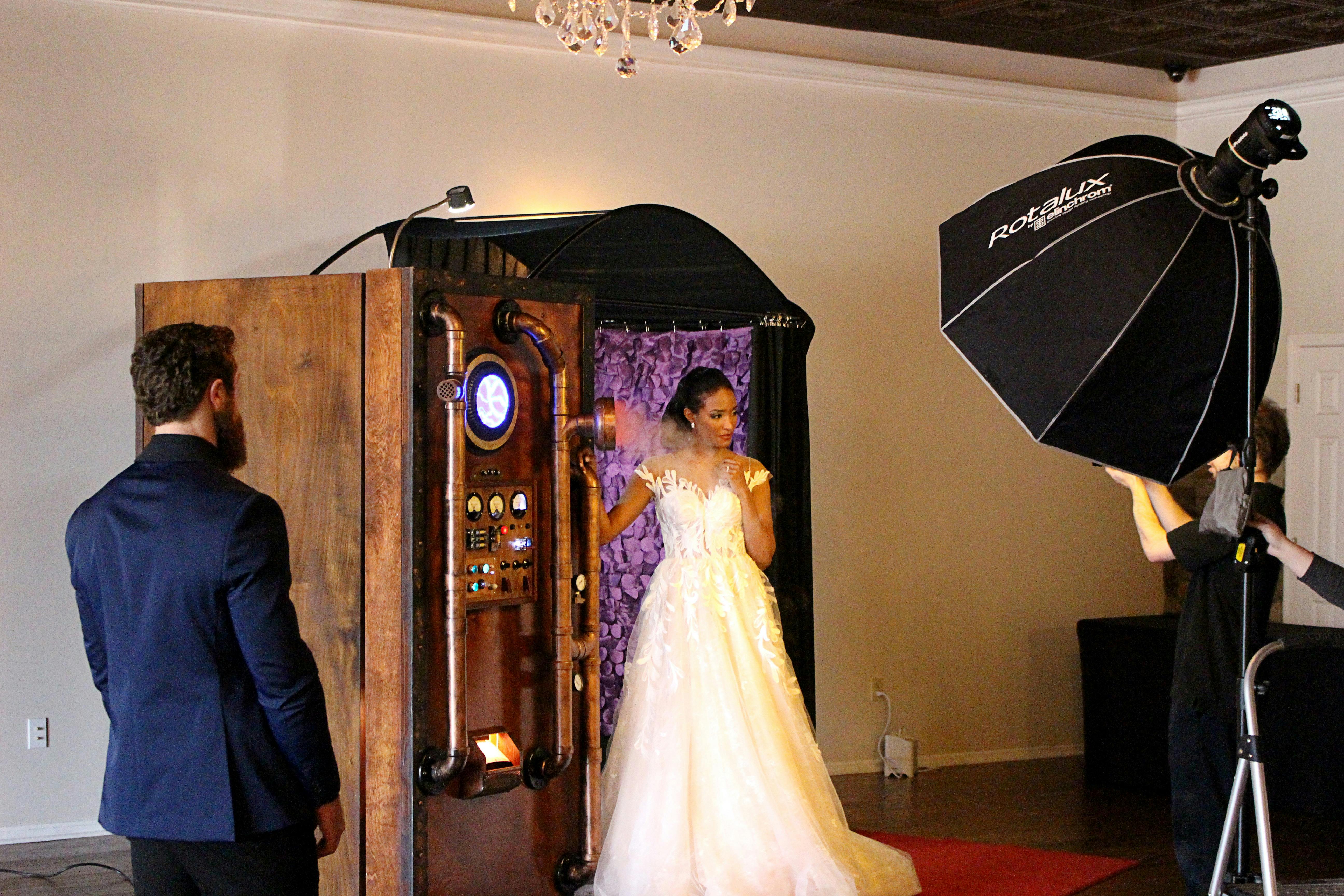 Featured photo from The Looking Glass Photo Booths