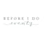 Logo for Before I Say I Do Events