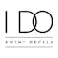 Logo for I Do Event Decals