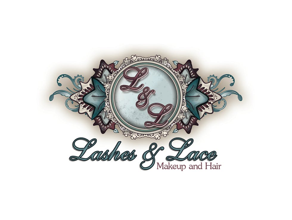 Logo for Lashes & Lace Makeup and Hair