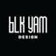 Logo for BLK YAM | Amy Swartz