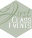 Logo for First Class Events