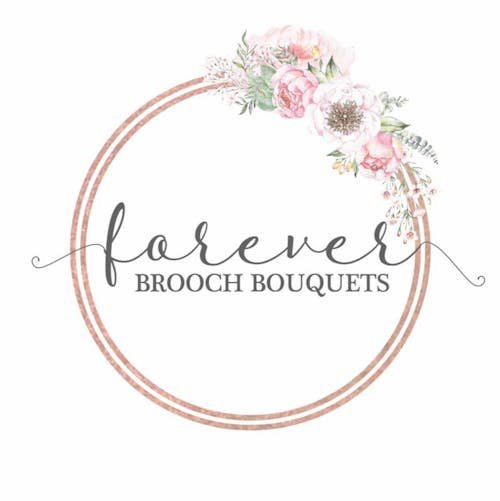 Forever Brooch Bouquets, Handsewn Floral Design