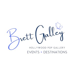 Brand logo for Brett Galley Events + Destinations Hollywood POP Gallery