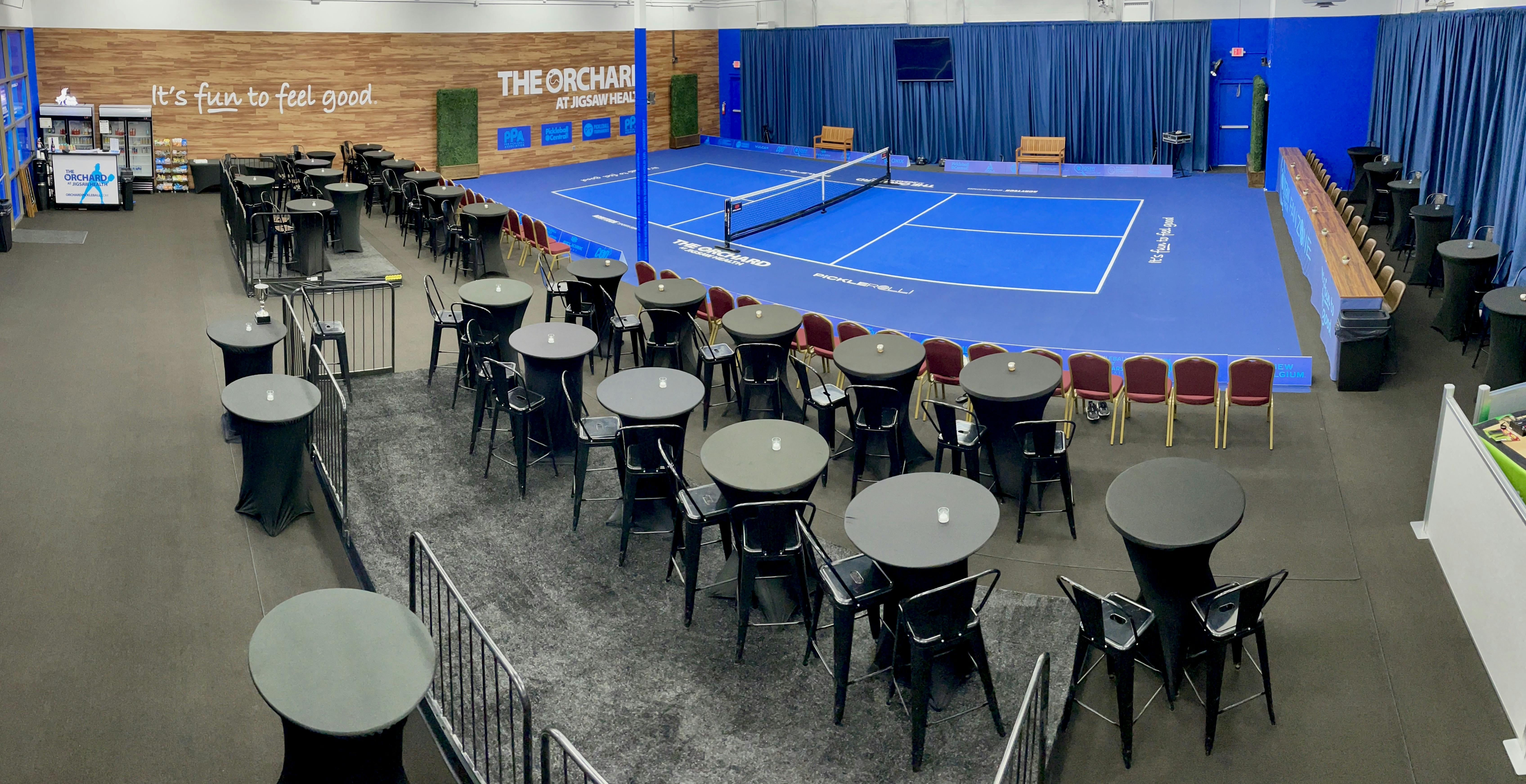 Logo for The Orchard Indoor Pickleball Club