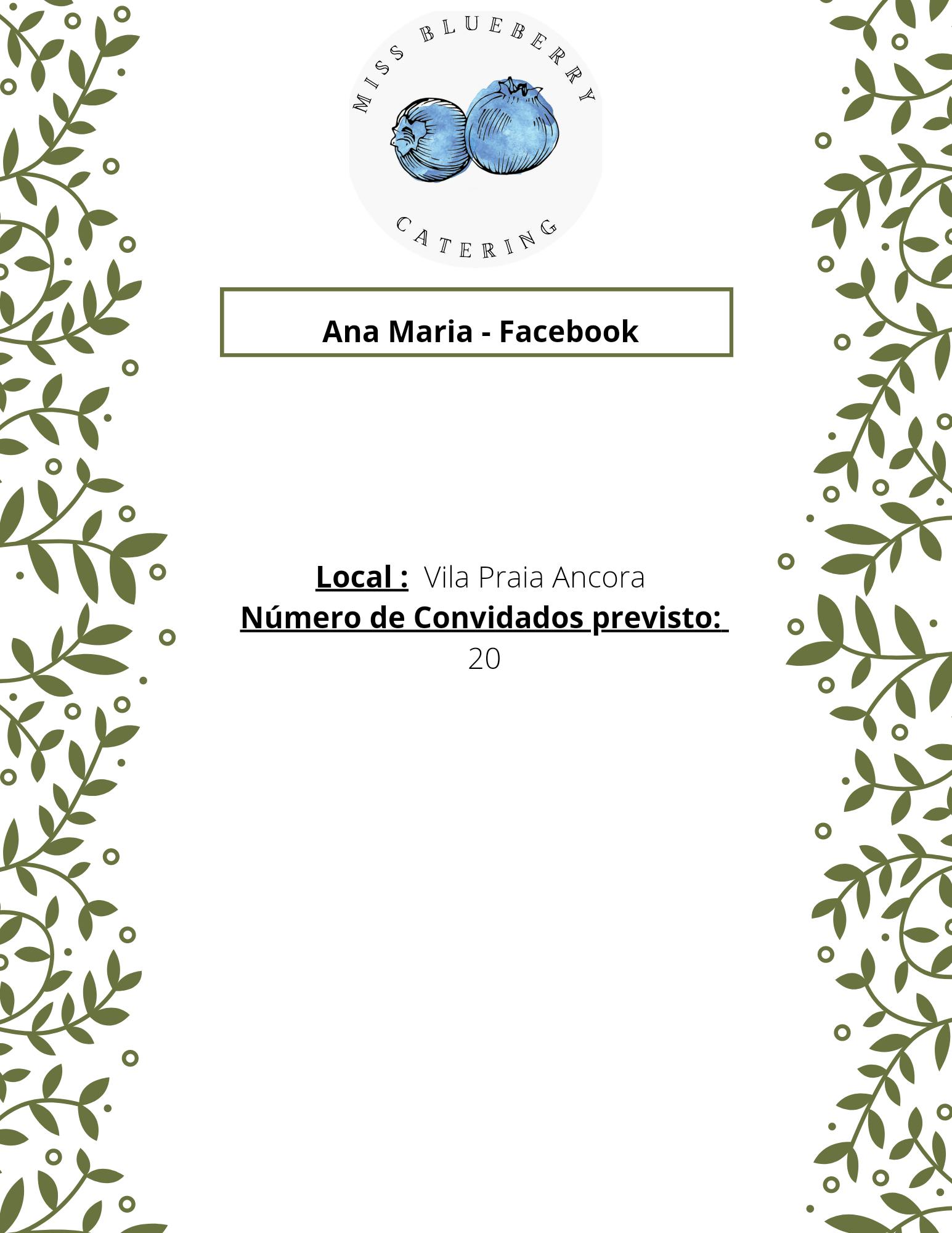 Logo for Miss Blueberry Catering