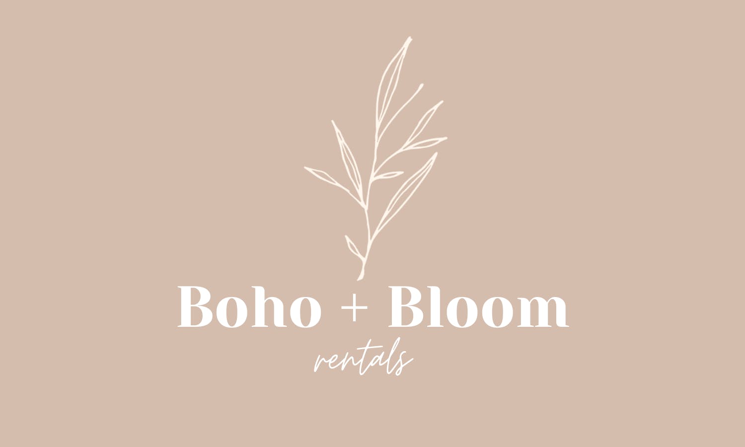 Logo for Boho + Bloom Rentals