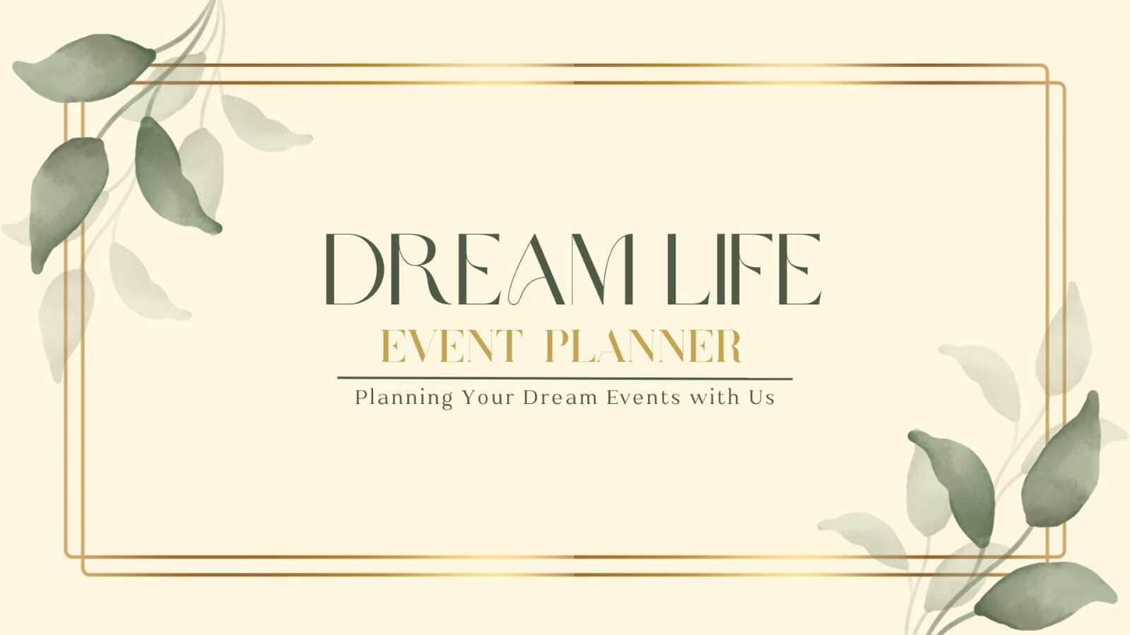 Logo for DREAM LIFE EVENTS