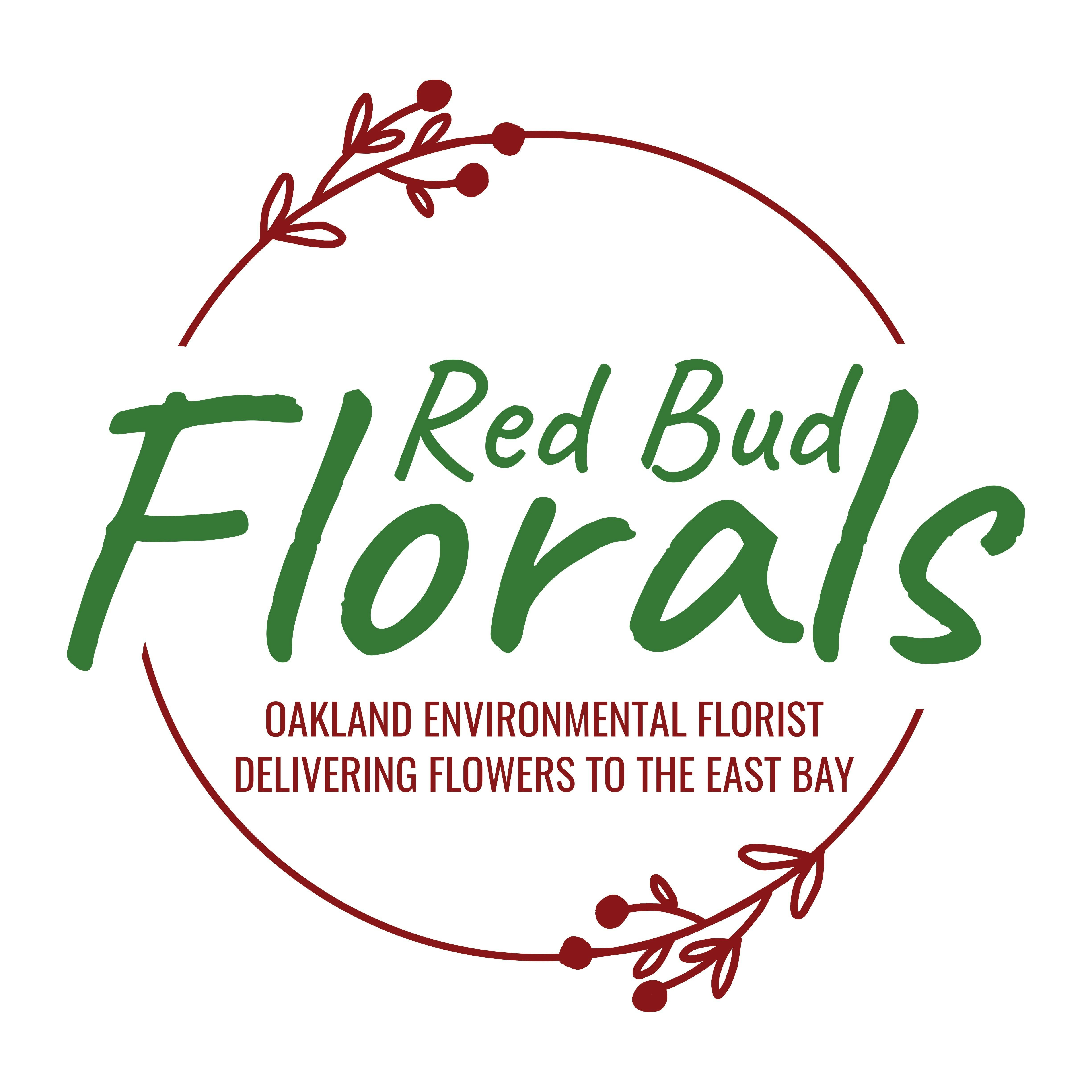 Logo for Red Bud Florals