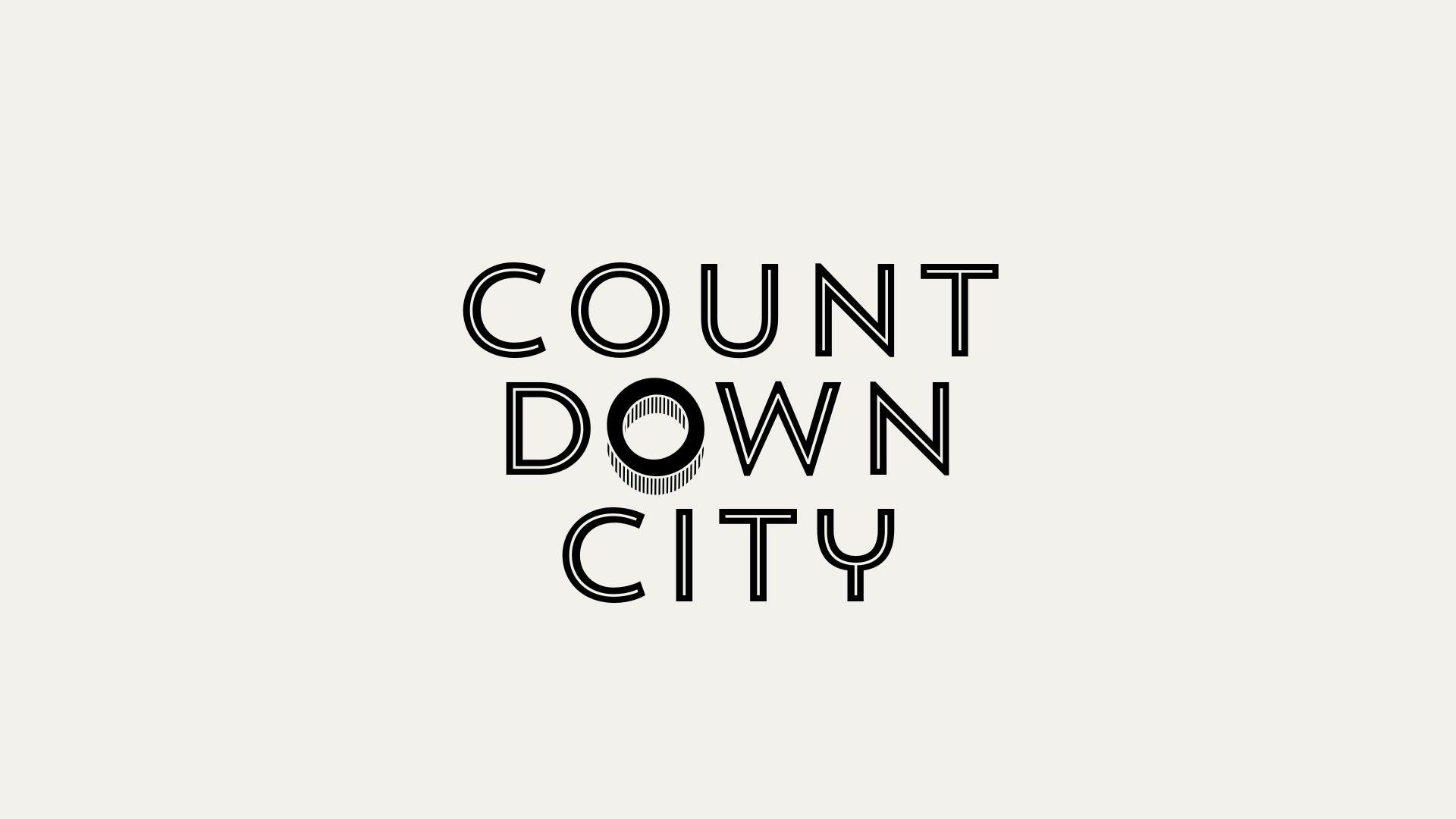 Logo for Countdown City Photo Booth Company