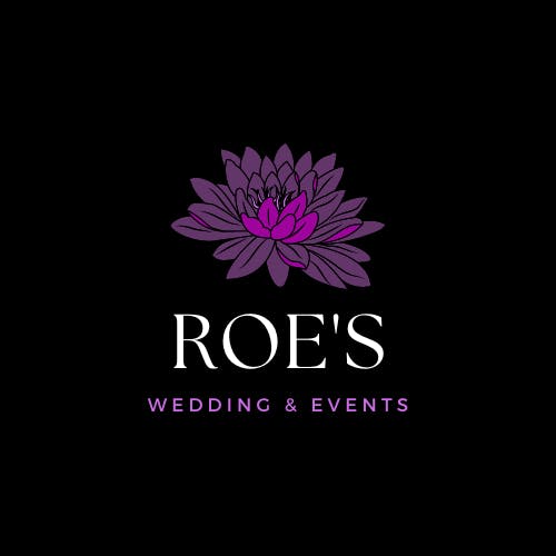 Logo for Roe's Wedding & Events