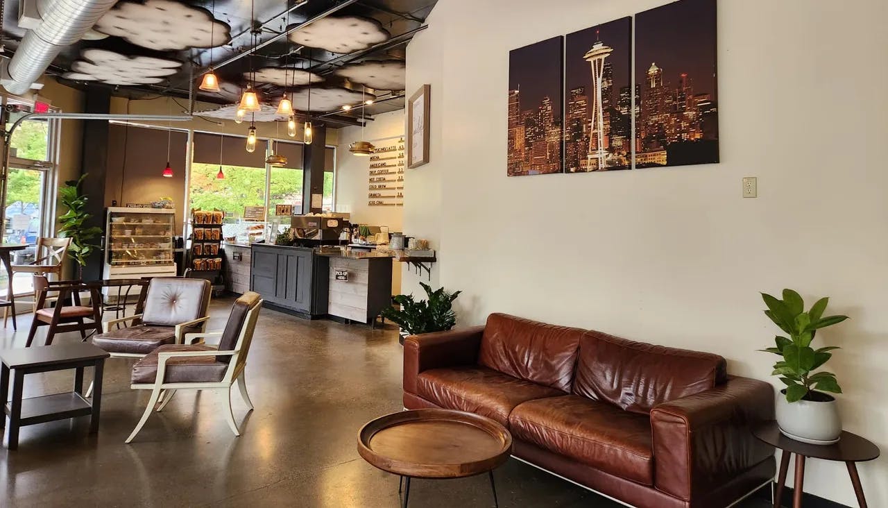 Logo for Downpour Coffee Bar