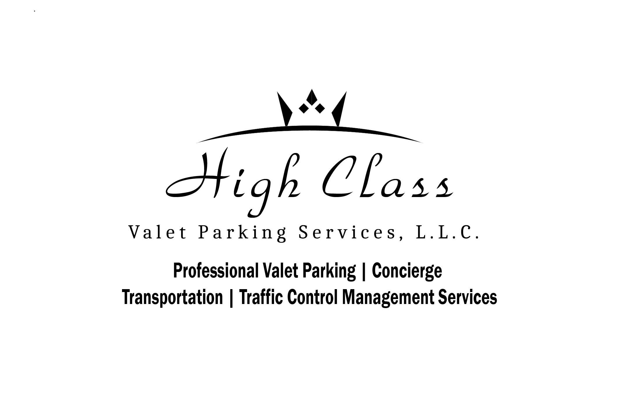 Logo for High Class Valet Parking, L.L.C.