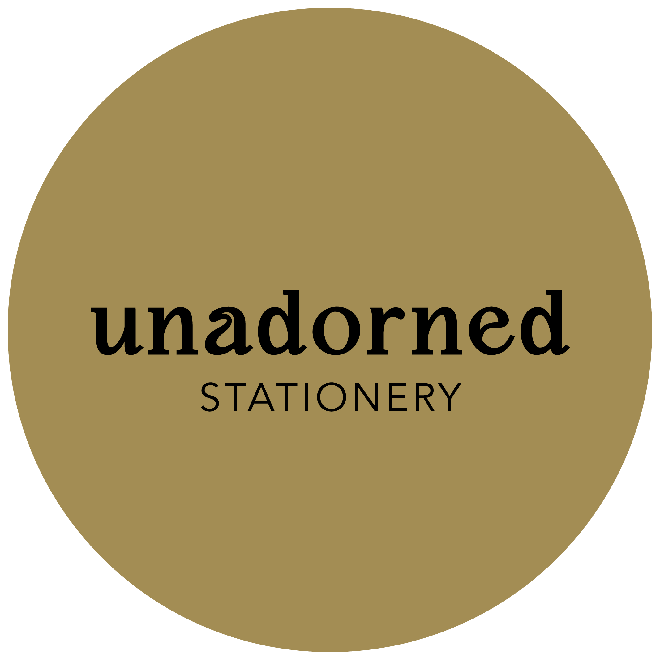 Logo for Unadorned Stationery