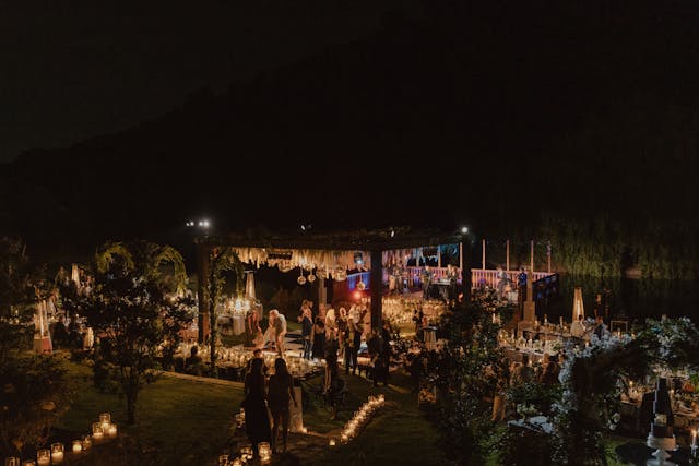 Featured photo from This Elevated Garden Celebration Transformed the Outdoors with Immersive Lighting and Décor