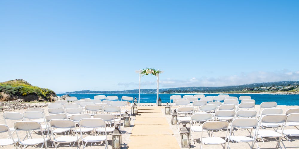Beach Ceremony (Monastery Beach), an event space at Carmel Fields by Wedgewood Weddings