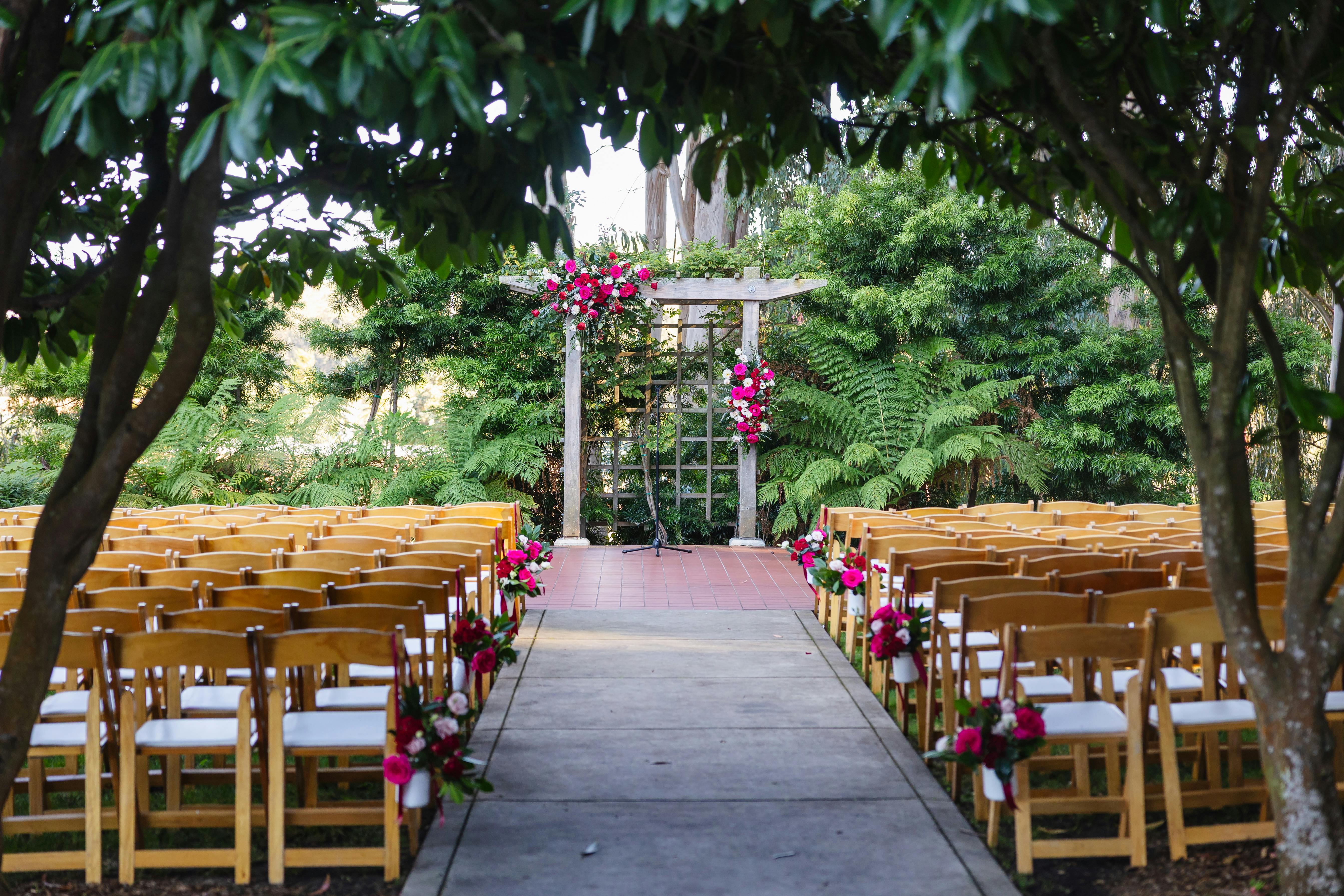 Garden Ceremony Lawn, an event space at Presidio Chapel at the Presidio by Wedgewood Weddings