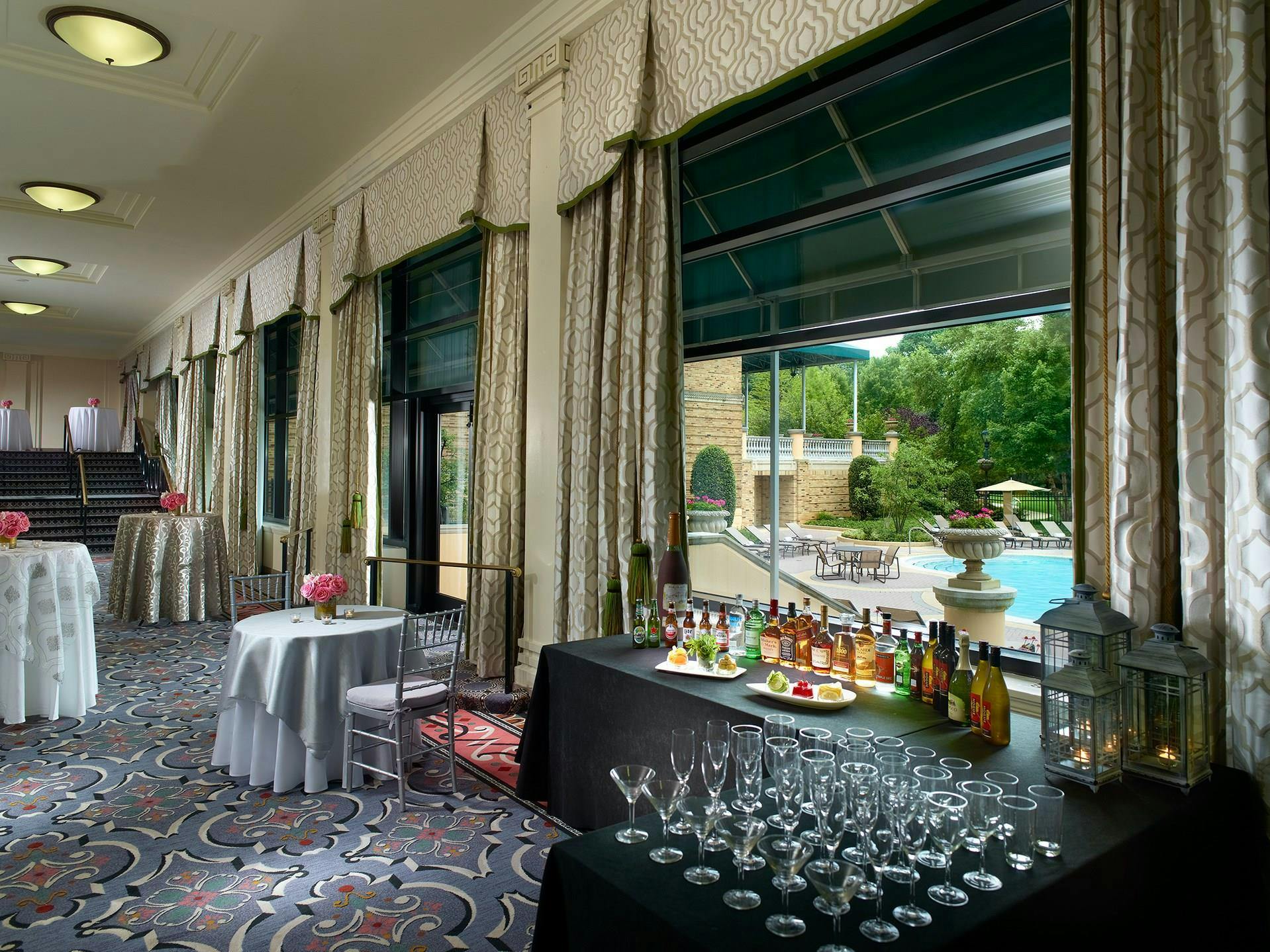 Birdcage Walk, an event space at Omni Shoreham Hotel