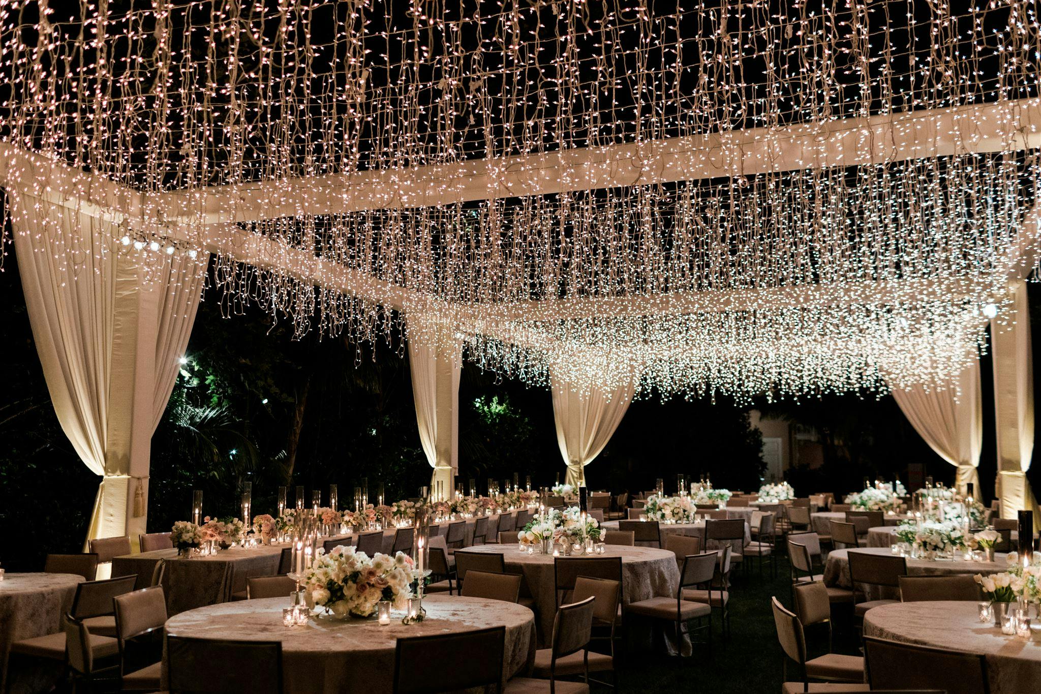 Featured photo from Admire this Hotel Bel-Air Wedding Where Lush Garden Greenery Met Soft Draping and a Dreamlike Canopy of Sparkling Lights