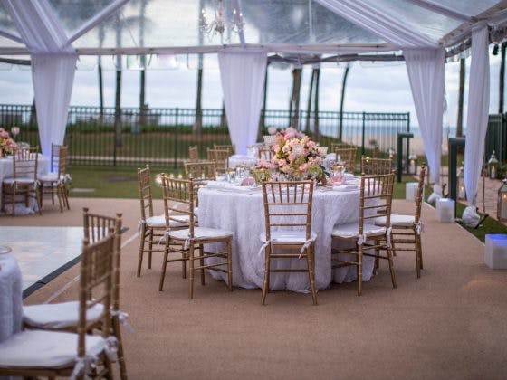 Great Lawn, Outdoor event space at Acqualina Resort & Spa