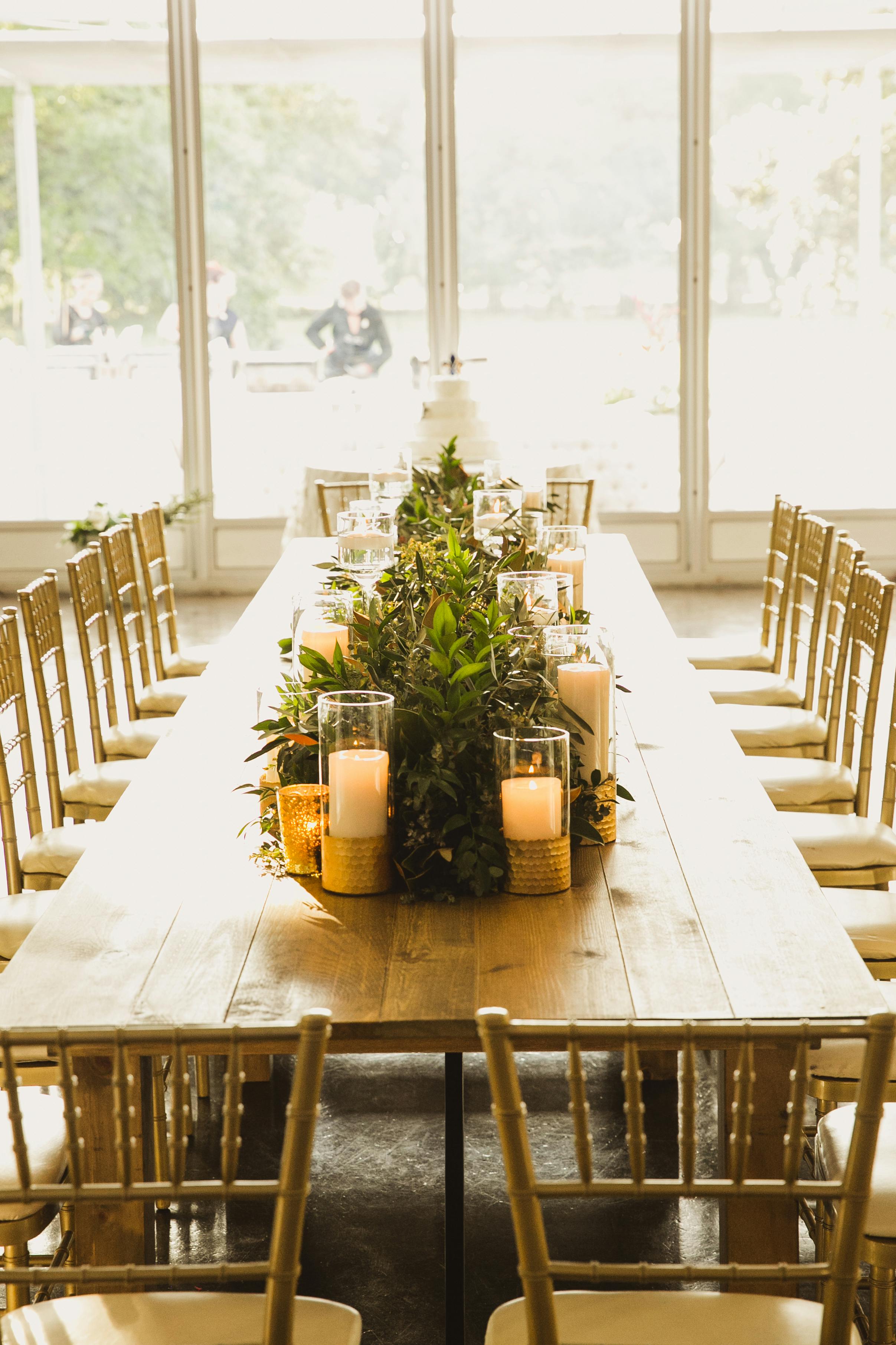 Elegant Gold Wedding at New Orleans City Park at Arbor Room in New