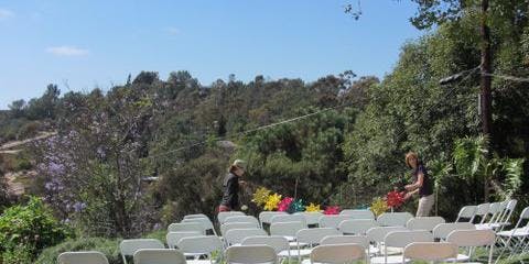 Seabreeze Organic Farm, Outdoor event space at SeaBreeze Organic Farm