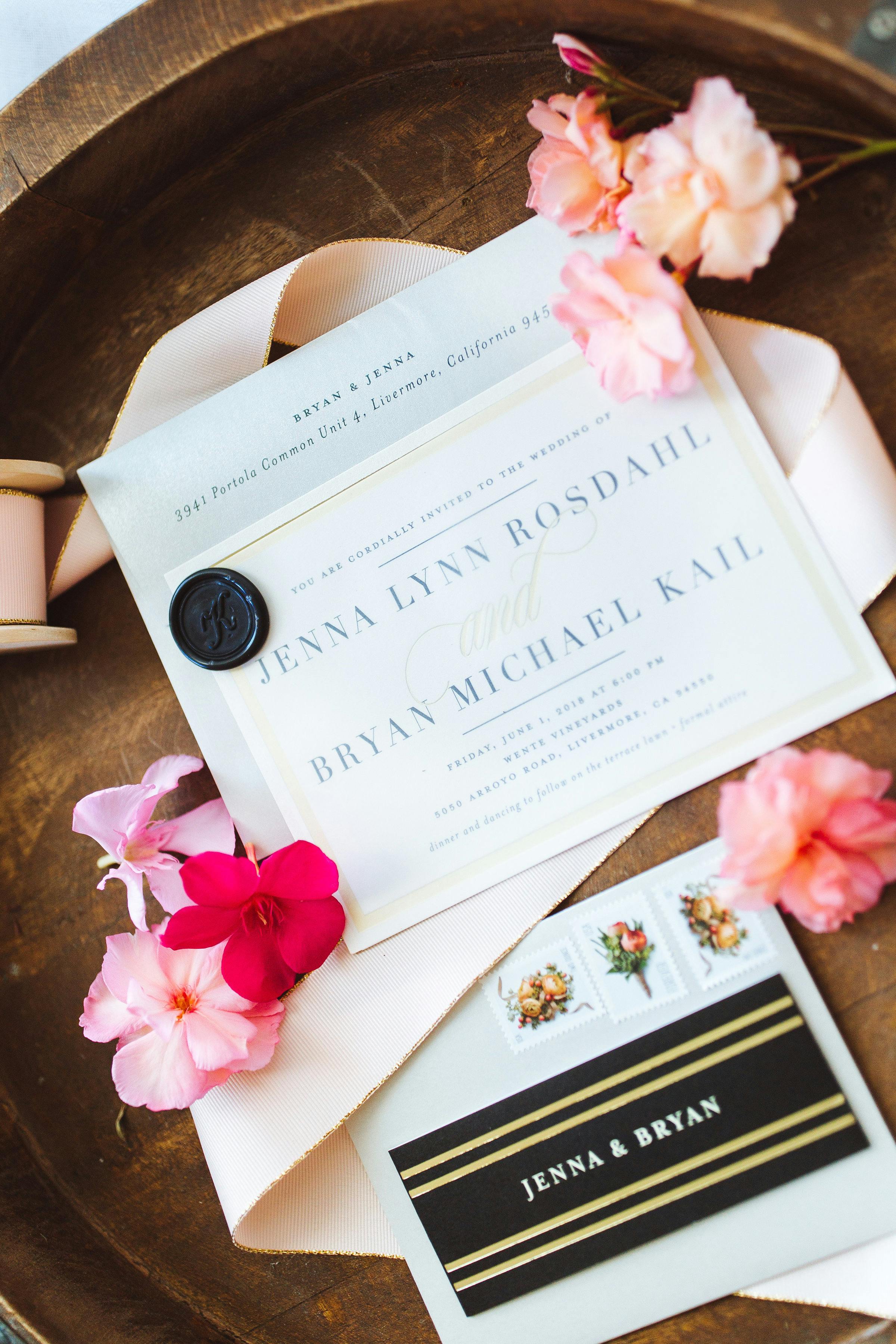 Wedding Invitation Ideas posted by Wente Vineyards