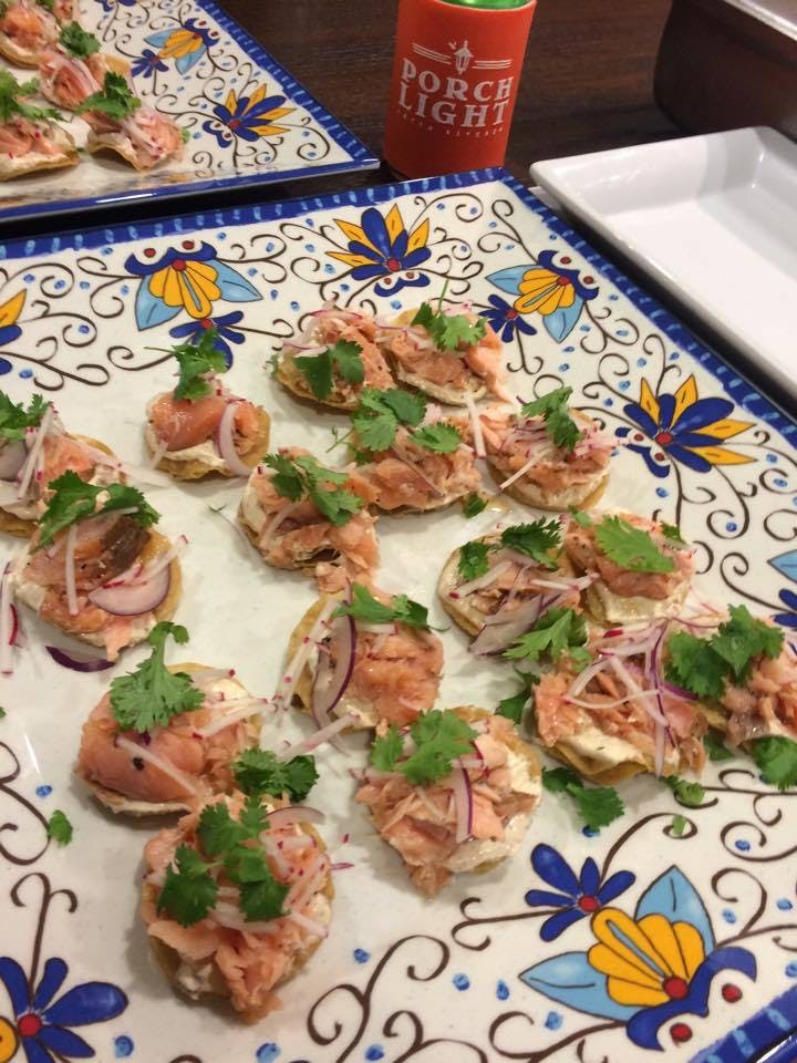 Sample of Menu Porch Light Latin Kitchen PartySlate