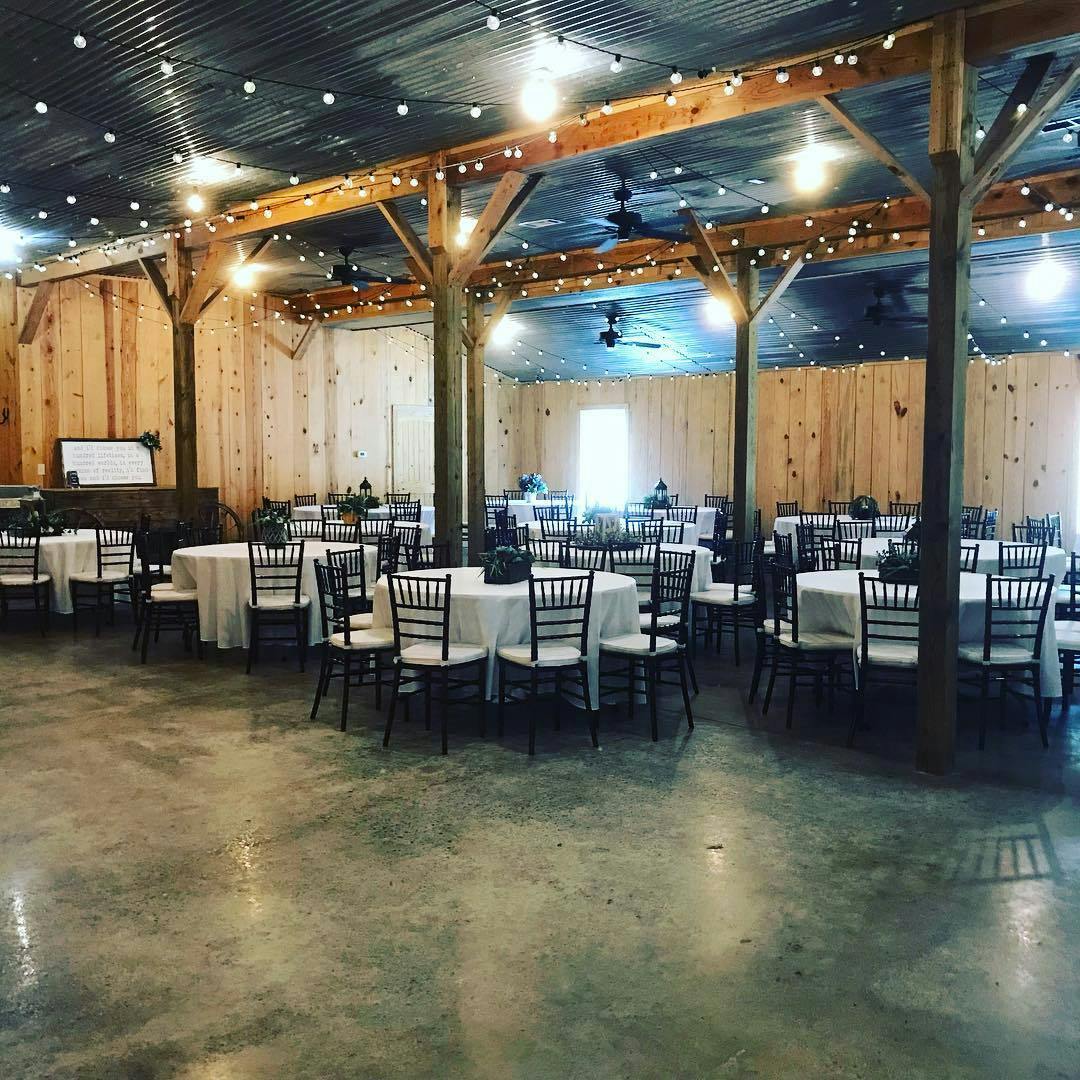 Indoor Reception Space Densmore Farm PartySlate