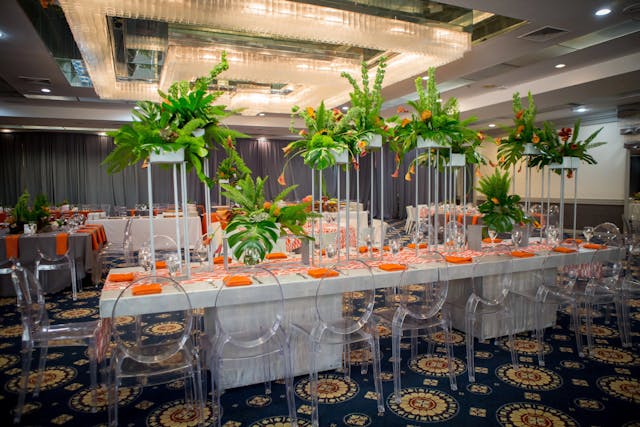 Featured photo from Modern Orange Bar Mitzvah in Miami