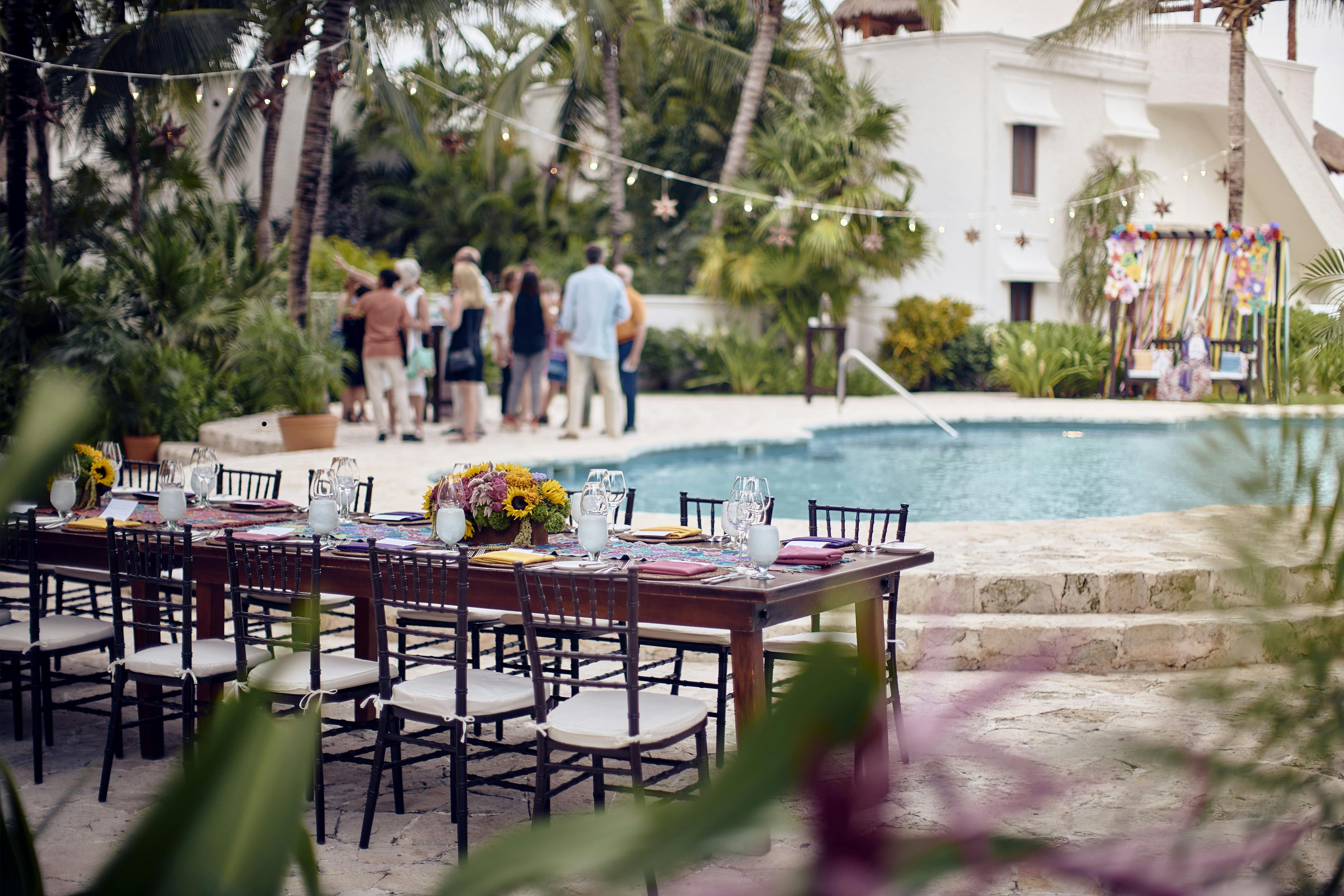 Cilantros Pool, an event space at Maroma, A Belmond Hotel, Riviera Maya