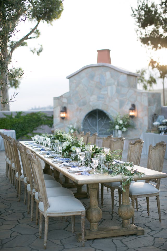 Featured photo from Classic Blue and White Vineyard Wedding