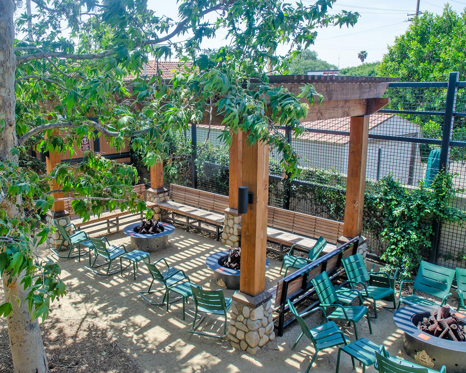 The Pergola, an event space at Campsite Brewing Company