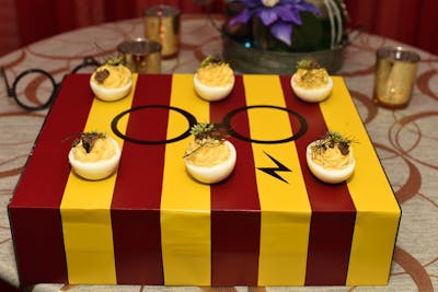 Harry potter food display for your birthday party decor.  #harrypotterbirthdayf…  Harry potter birthday party, Harry potter theme  birthday, Harry potter theme party